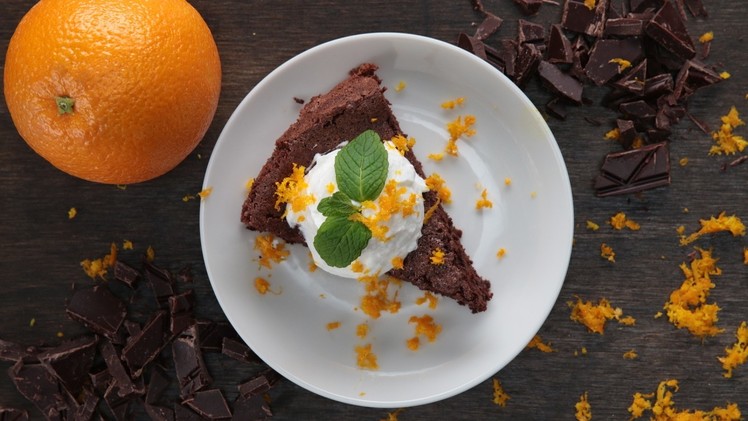 Flourless Dark Chocolate Orange Cake