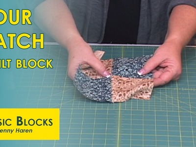 Four Patch Block   a simple technique for perfect blocks
