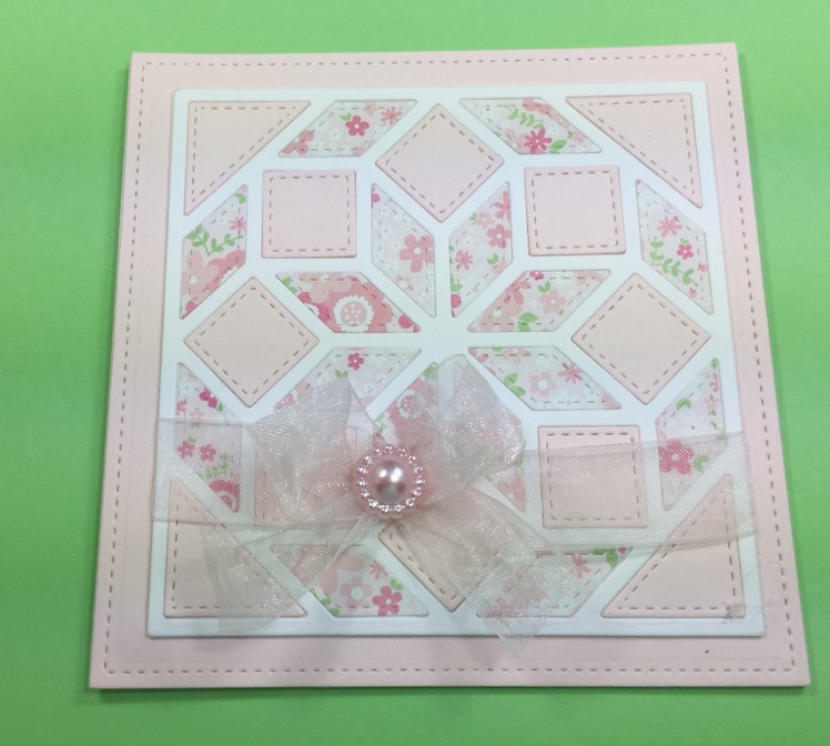 Gina Marie Designs Flower Quilt Die Demo