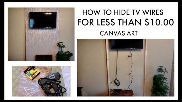 HIDE TV WIRES For Less Than $10