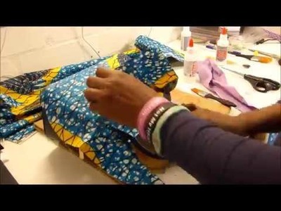 HOW I COVERED THIS BAG WITH ANKARA FABRIC