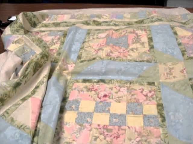 How to attach a quilt top to the batting.