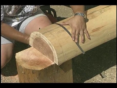 How to build a log cabin with dovetail notches