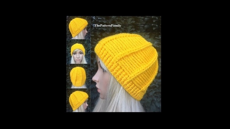 How to Crochet a Beanie Hat Pattern #61│by ThePatternfamily