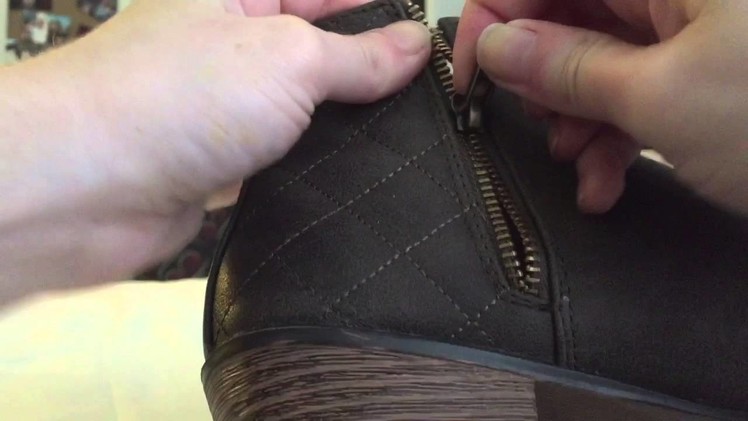 How to fix a broken zipper on a boot