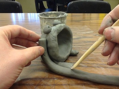 How to make a clay frog
