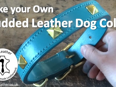 How to Make a Sudded Leather Dog Collar -Tutorial