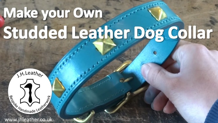 How to Make a Sudded Leather Dog Collar -Tutorial