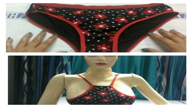 How to make Bra by under wear