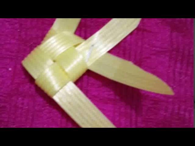 How to make gold fish from plastic tape( fish wire)