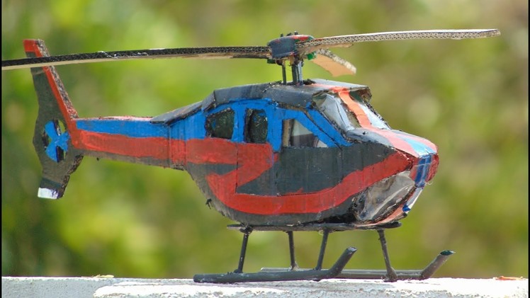 How To Make Helicopter With Card board-crazy creation