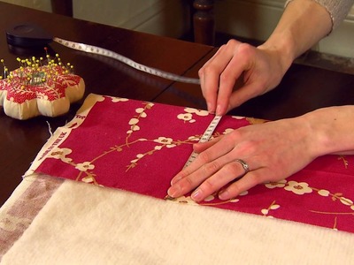 How to Make Thermally Lined Curtains - Part 3 of 5 - National Trust