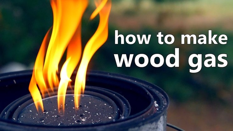 How To Make Wood Gas Biofuel (and an experimental gas collection method)