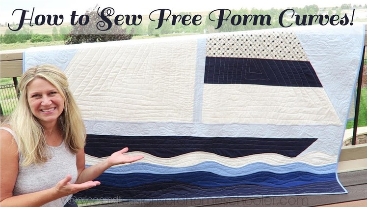How to Sew Free Form Curves in Quilting