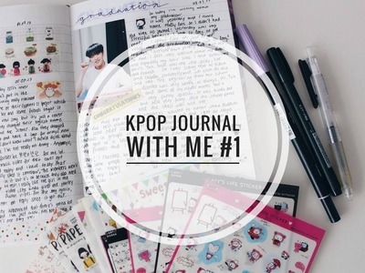Kpop Journal with me #1 | Journaling Session