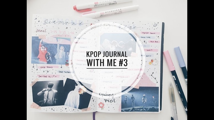 Kpop Journal with me #3 | Diamond Edge Spread