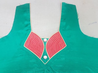 Latest Front Neck Design Cutting and Stitching