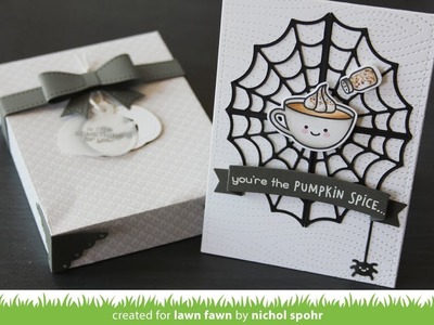 Lawn Fawn | Pumpkin Spice Gift Card Holder + Gift Box