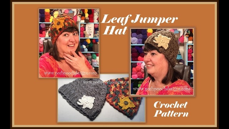 Leaf Jumper Hat Crochet Pattern