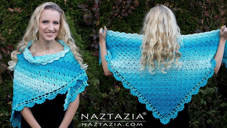 Learn How to Crochet Splendid Shawl - C2C Stitch for Wrap by Naztazia