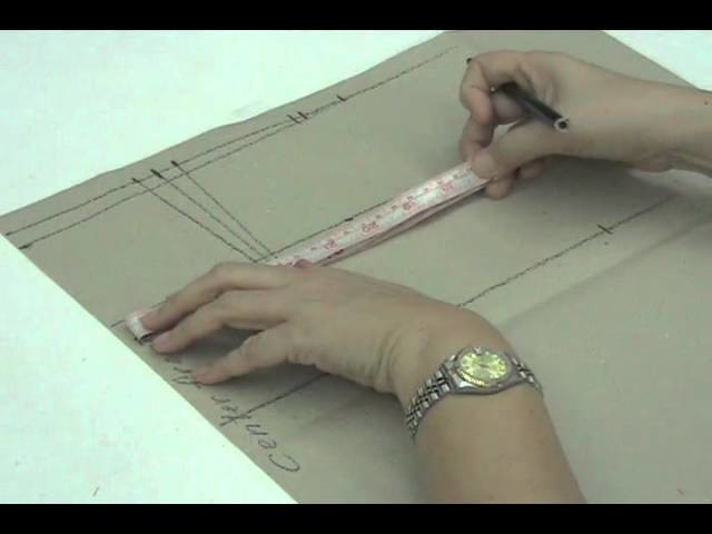 Lesson 2-17  MEDIUM Front Skirt Part 3 - PATTERN MAKING OF A BASIC DRESS WITH WAISTLINE
