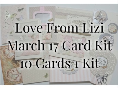 Love From Lizi - March 17 - 10 Cards 1 Kit