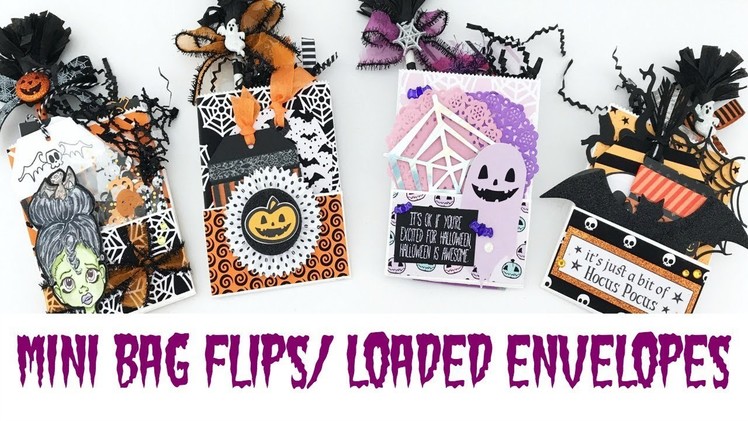 Mini Bag Flips.Loaded Envelopes | Halloween Mail Series 2017 Episode #2 | Serena Bee Creative
