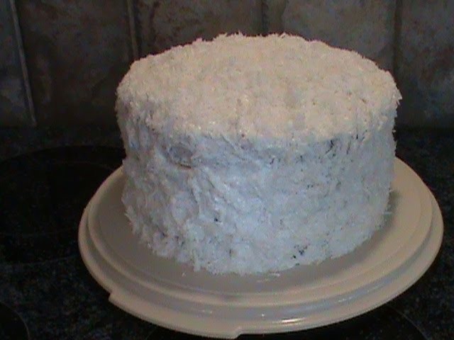 Old-Fashion 1950's Coconut Layer Cake