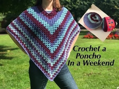 Ophelia Talks about Crocheting a Poncho in a Weekend