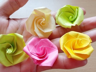 Origami Easy  - Origami Rose From post-it note