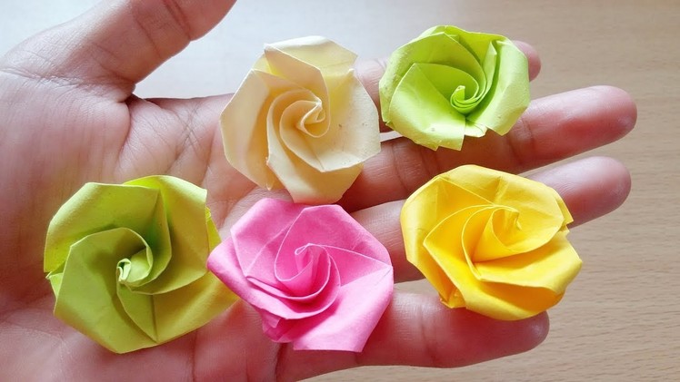 Origami Easy  - Origami Rose From post-it note