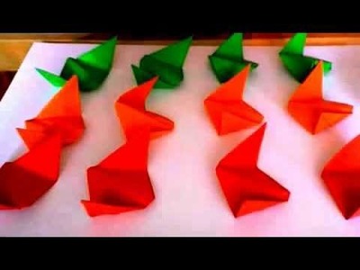 Origami School- Stellated Octahedron Tutorial