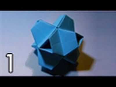 Origami Truncated Stellated Octahedron (Folding Instructions) - Part One