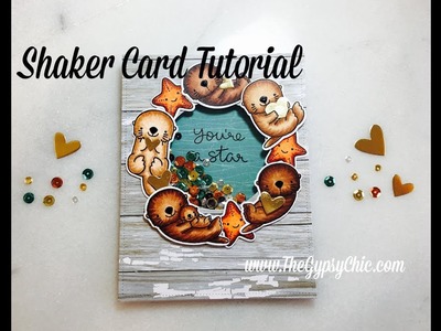 Otterly Love You Shaker Card Tutorial |  My Favorite Things