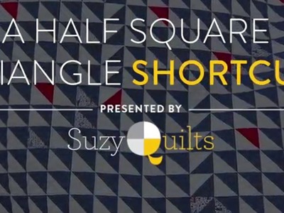 Quilting Tutorial: Make 8 Half Square Triangles At One Time!