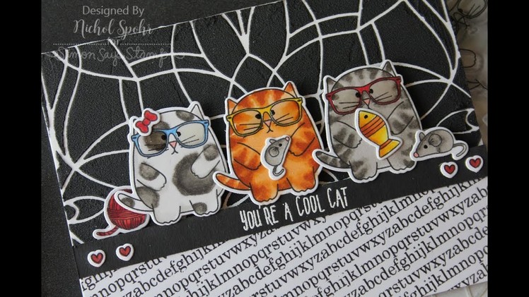 Simon Says Stamp | Encouraging Animals Cool Cat Card