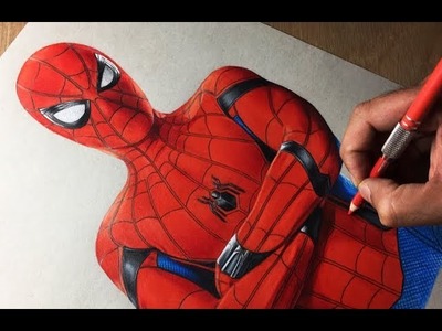 Speed Drawing: Spiderman Homecoming - Marvel - Avengers - Timelapse | Artology