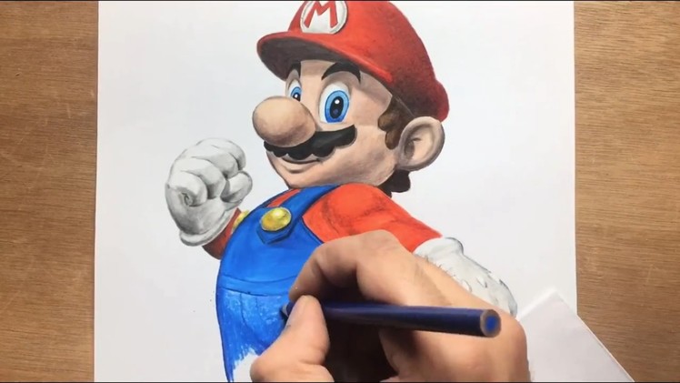 Speed Drawing: Super Mario - Timelapse | Artology