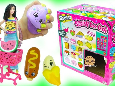Squishy Squish Dee Lish Shopkins Surprise Blind Bag Squishes - Mystery Toys Haul