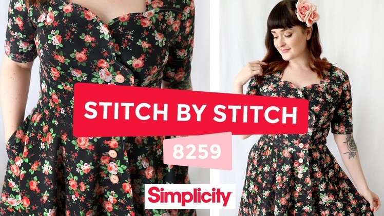 Stitch by Stitch with Simplicity - 8259 Sew Along