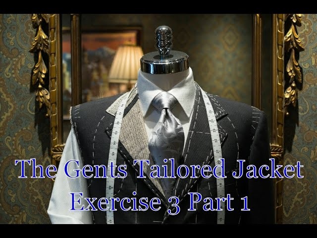 The Gents Tailored jacket course - Exercise 3 part 1 - Pattern prep