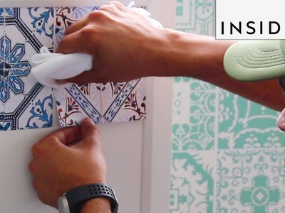 Tile Stickers Make Decorating Easy