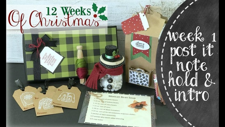 12 Weeks Of Christmas   Post It Note Holder