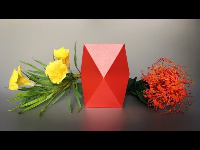ABC TV | How To Make Vase From Paper - Origami Craft Tutorial #2