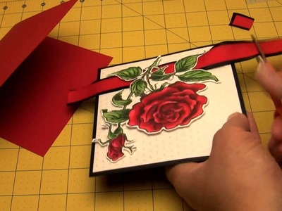 Adding Ribbon To Cards Without The Bulk