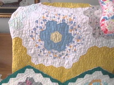 Aunt Nannie Crafts - Flower Garden Quilt Pattern