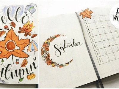 Autumnal September Plan With Me | Bullet Journal