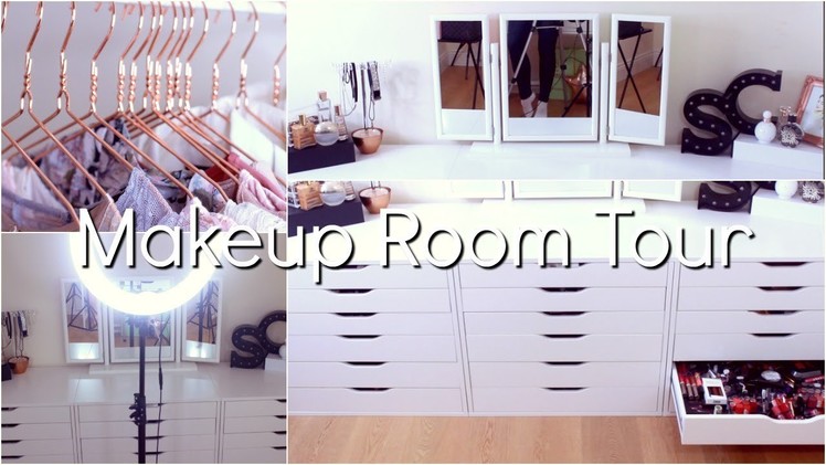 Beauty Room Tour. Makeup Collection | A Work In Process