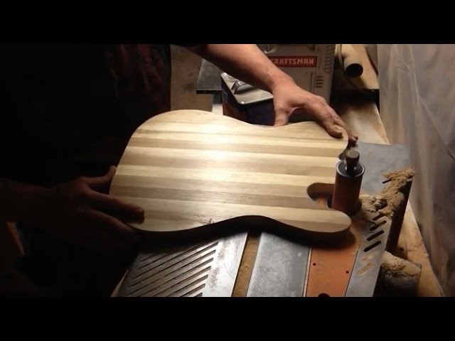 Boudreau Guitars - Building the cutting board Instigator Part 1