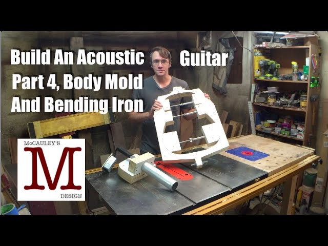 Build An Acoustic Guitar, Part 4   Body Mold and Bending Iron - 027